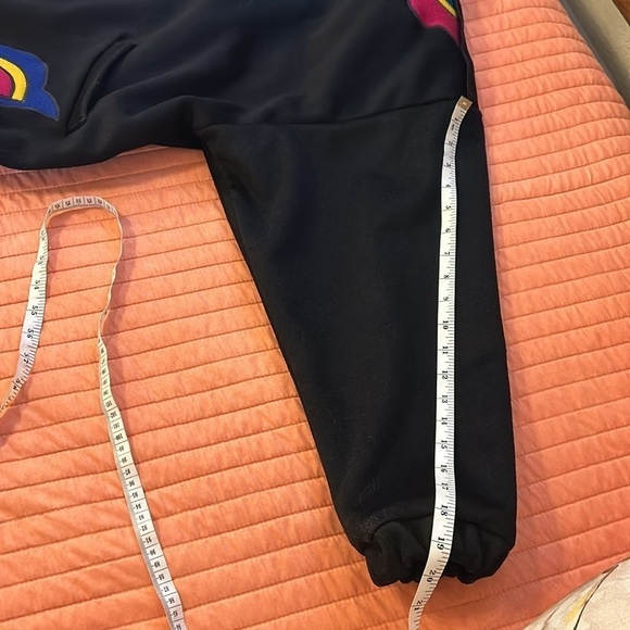 Marylou Ozbolt Storer 80’s Washed Wool Abstract Appliqué colorful jacket sz Med - Picture 12 of 15